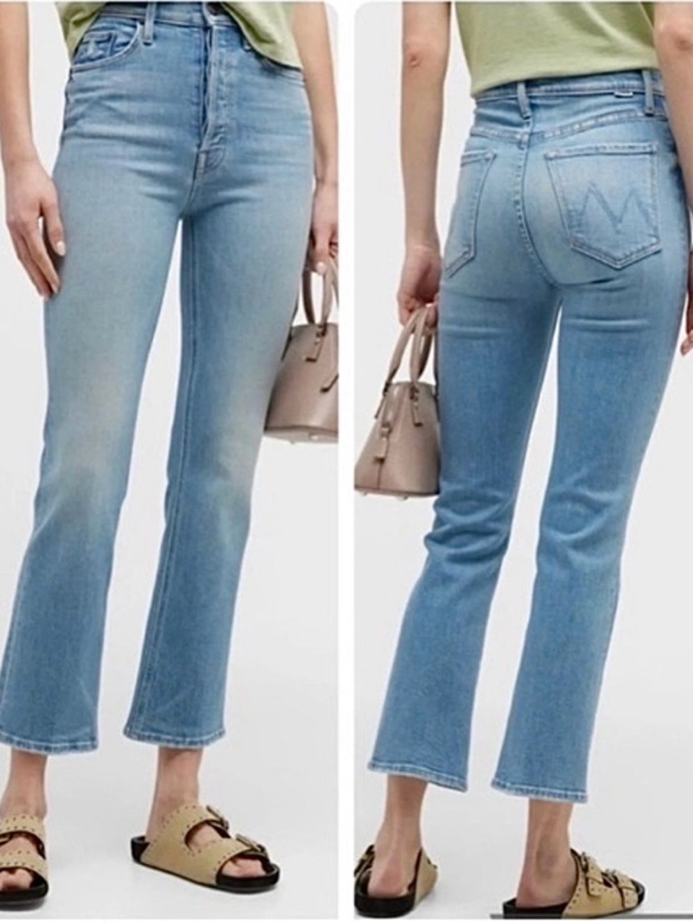 Mother The Tripper Ankle Ripe For The Squeeze Light Wash Denim Jeans Size 26